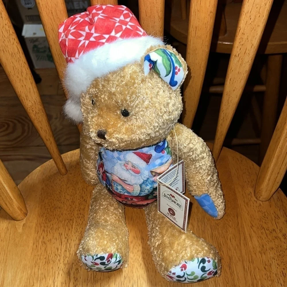 NWT 2007 Jim Shore Boyds Bear 14” Fuzzly Kringles Santa Christmas